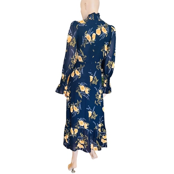 REFORMATION Dress Size 2 Long Sleeves 100% Viscose turtleneck Long sleeves - Picture 5 of 14